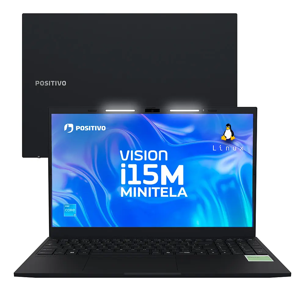 Notebook Positivo Vision I15M Intel Core I3-N300 8GB 256GB 15.6″ FHD IPS Linux