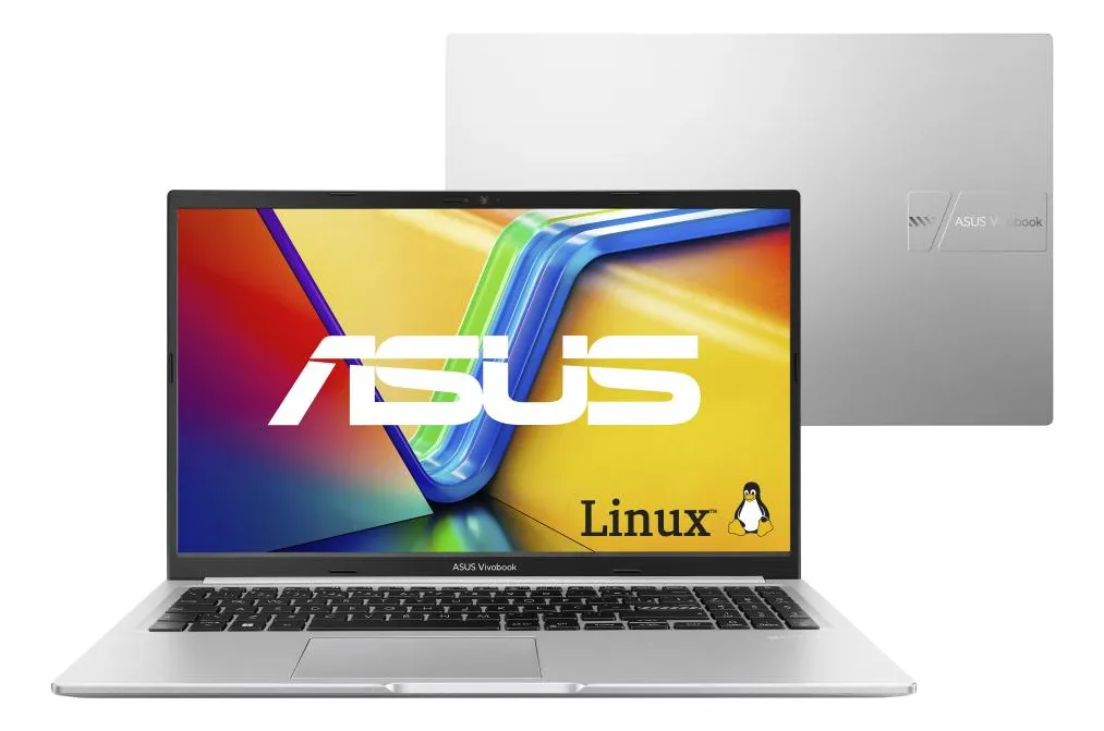 Notebook ASUS VivoBook 15 M1502YA-NJ612 AMD Ryzen 7 5825U 16GB 512GB SSD 15.6″ FHD IPS Linux