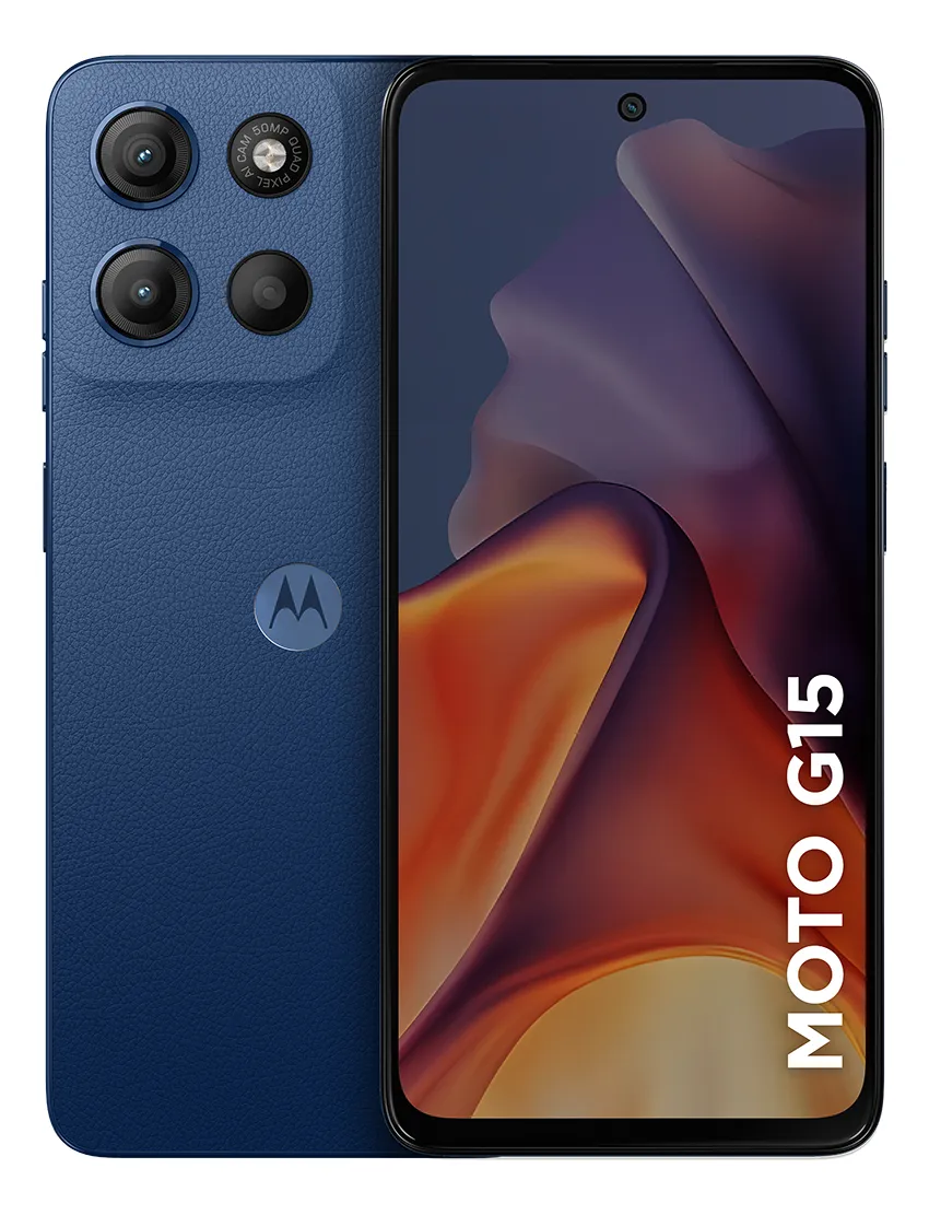 Celular Motorola Moto G15 12GB(4GB Ram+8GB Ram Boost)128GB Tela 6.7″
