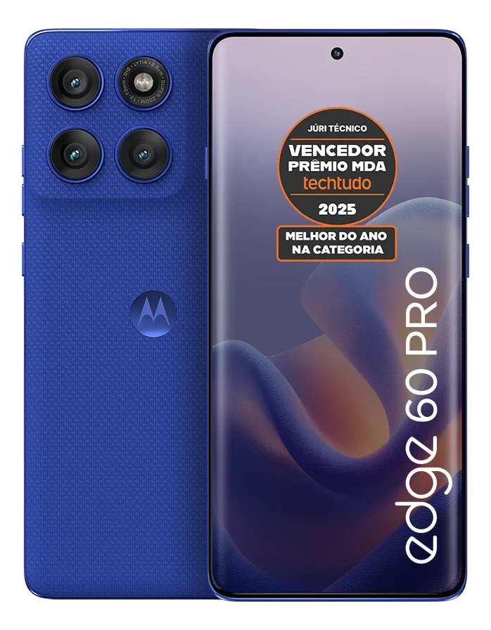 Celular Motorola Edge 60 PRO 5G 24GB(12GB RAM + 12GB Ram Boost) 256GB 120Hz Tela 6.7“