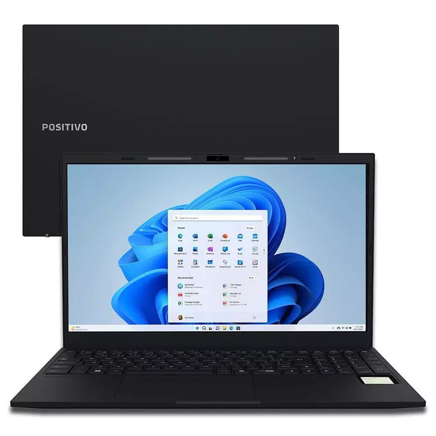 Notebook Positivo Vision R15M AMD Ryzen 5 5625U, 16GB, 256GB, 15.6″ FHD IPS – Windows 11