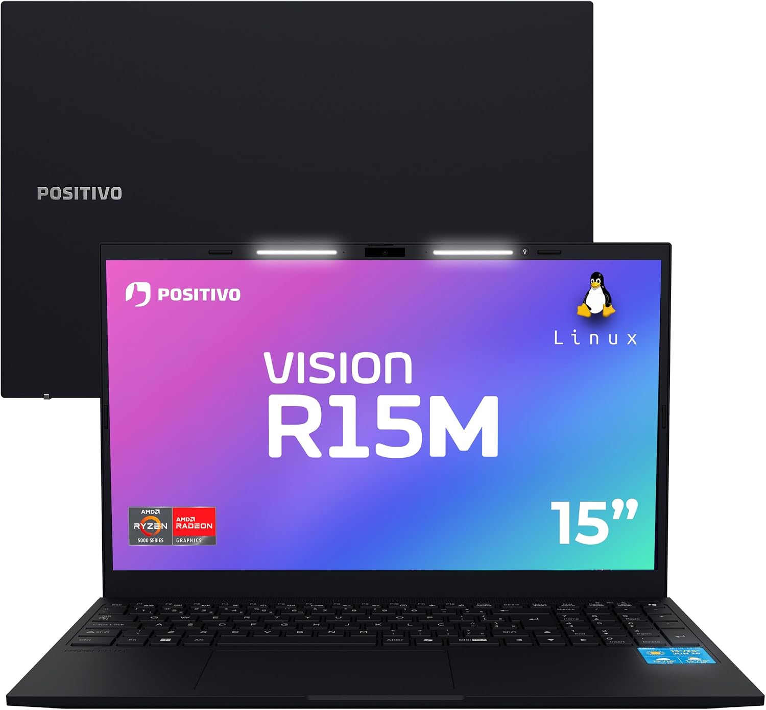 Notebook Positivo Vision R15M AMD Ryzen 3 7330U, 8GB, 256GB, 15.6″ FHD IPS – Windows11