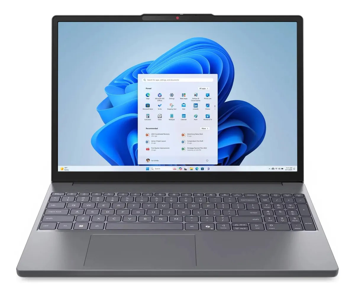 Notebook Lenovo IdeaPad Slim 3i 83NU0006BR Intel Core 3 100U, 8GB, 512GB, 15.3″ WUXGA WVA - Windows 11