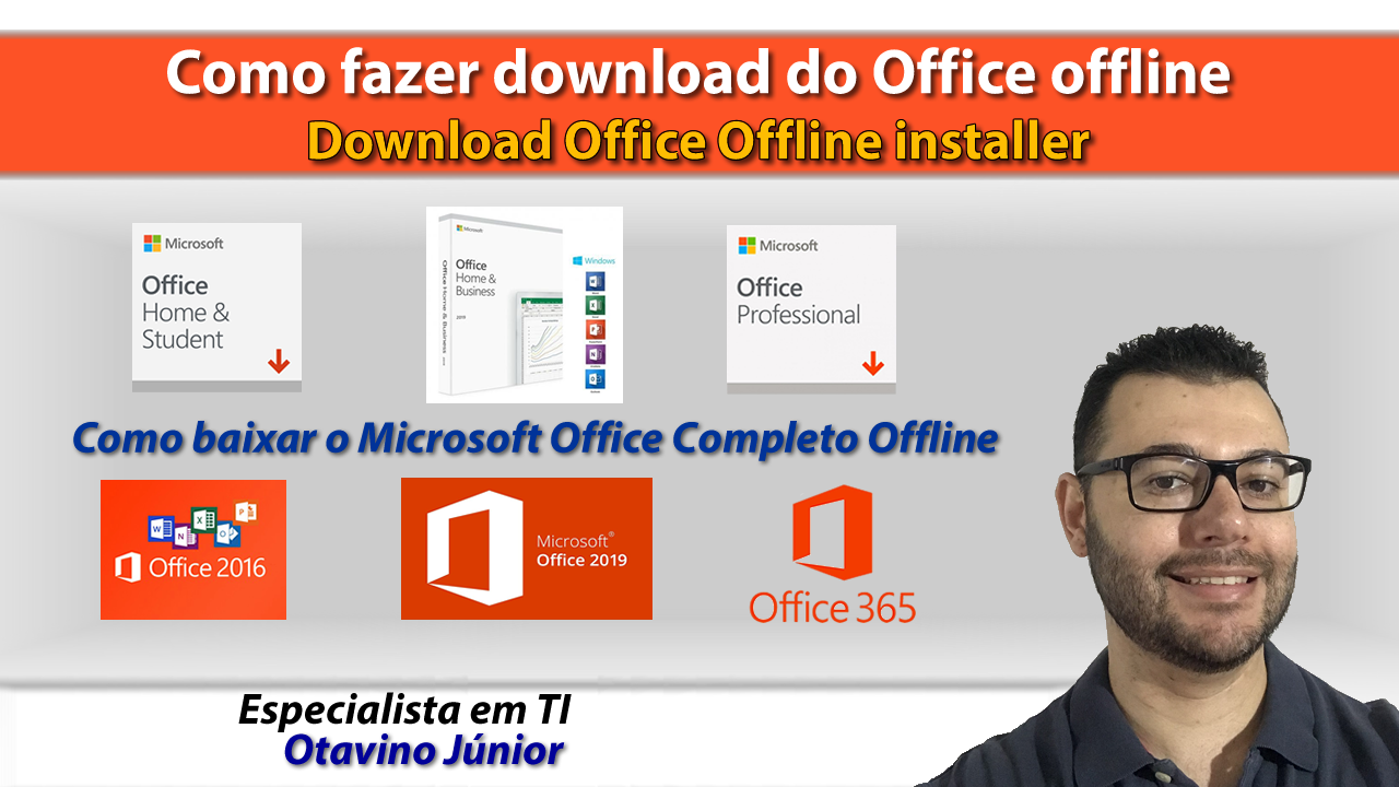 Como fazer download do Office offline / Download Office Offline installer