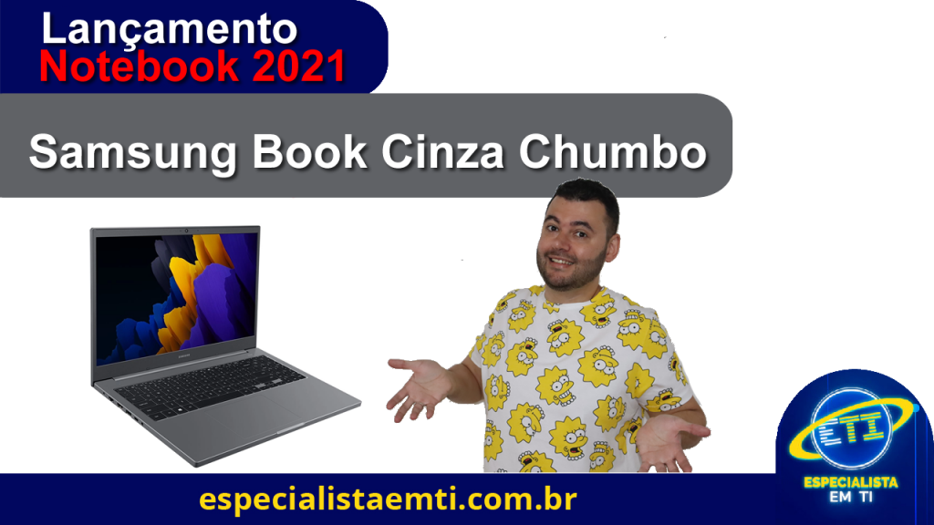 Samsung Book Cinza Chumbo