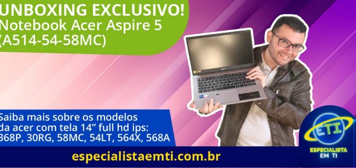Notebook Acer Aspire 5 A514-54-58MC