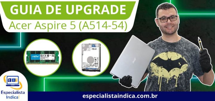 upgrade notebook Acer Aspire 5 A514-54