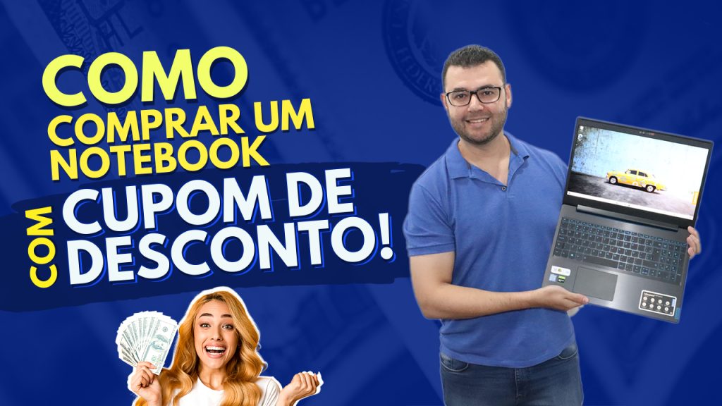 notebook com cupom de desconto